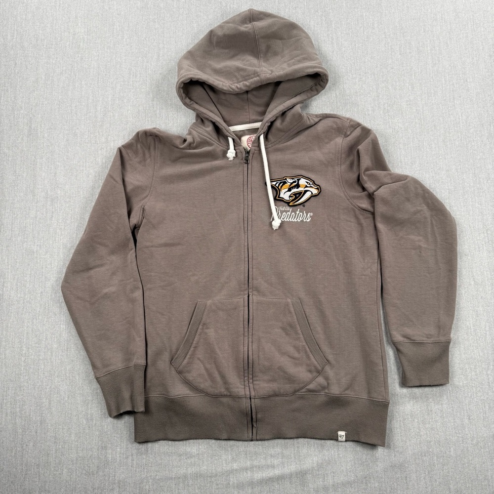 Nashville‎ Predators 47 Brand Gray Hoodie with Predators Logo NHL